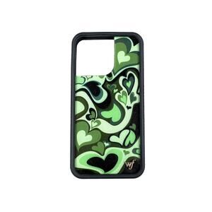 Wildflower - Salem Mitchell iPhone 13 Pro Phone Case in Green & Black